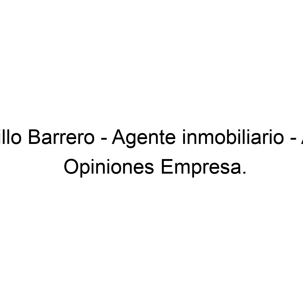 Opiniones Rocío Carrillo Barrero - Agente Inmobiliario - Arenas S.a 